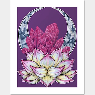 Crystal Lotus II Posters and Art